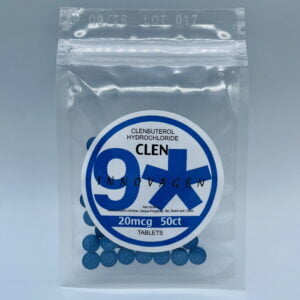 Clen (Clenbuterol Hydrochloride) 20mcg/tablet 50ct