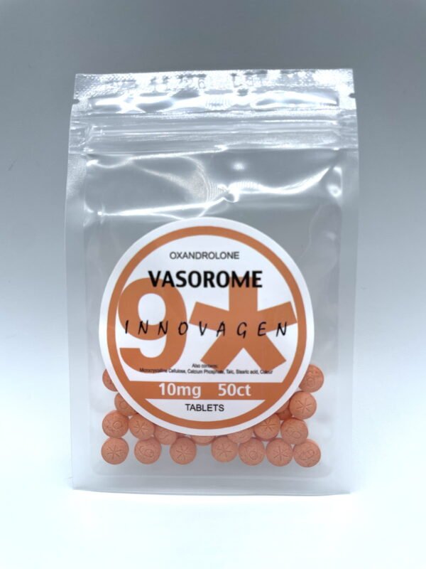 Anavar (Vasorome/Oxandrolone) 10mg/tablet 50ct